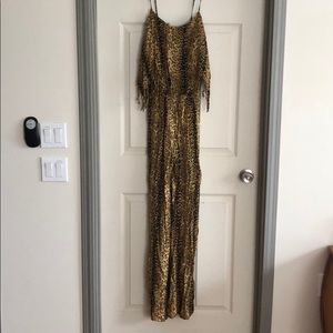 Indah cheetah print jumpsuit